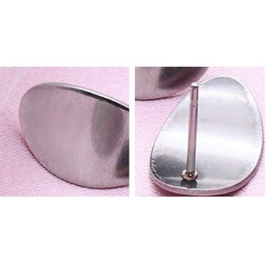 Ensemble de garniture de boucle d'oreille en acier inoxydable brillant pour bijoux faits <span class=keywords><strong>à</strong></span> la main DIY - Product Image 4