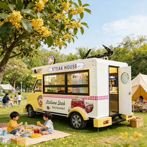 Cuisine mobile, chariot à pizza, chariot à café, camion à glaces, camion à barbecue, remorque alimentaire, traiteur entièrement équipé, chariot à hot-dogs en fibre de verre, restauration rapide, frites - Product Image 1