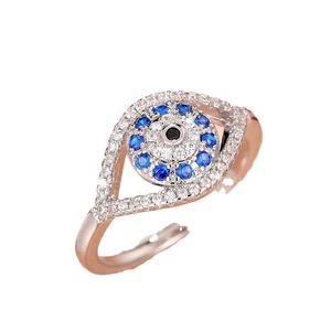 Bague unique à motif œil pour femme, bijou de doigt inspiré de l'œil d'ange, idéal pour les fêtes et le quotidien - Product Image 5