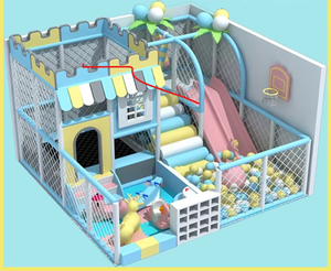 Equipos de Juegos para Interiores, Centro de Juegos Interior, Camas Elásticas, Toboganes, Piscinas de Pelotas para Centros de Venta de Bienes Raíces - Product Image 6