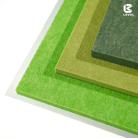 Hoogwaardige akoestische panelen van polyester, Oeko-Tex 100, milieuvriendelijke PET-vilt akoestische panelen voor commerciële akoestische ruimtes