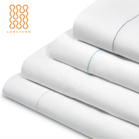 Fabricants de linge d'hôtel, draps en polycoton blancs pour hôtels et hôpitaux
