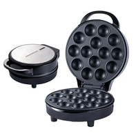 Usine 12 pièces 12 trous en gros ménage 3 en 1 multifonction grille-pain petit déjeuner gaufre Sandwich beignets beignet donet fabricant