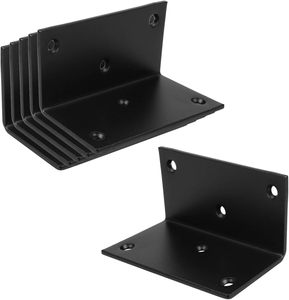 Bretelles en L robustes Structure triangulaire décorative pour la construction d'étagères et de meubles en <span class=keywords><strong>bois</strong></span> pour genouillères et supports d'angle - Product Image 5