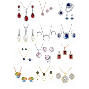 Hot Peishang Retro Etnica <span class=keywords><strong>Bijoux</strong></span> di Modo di Pietra di Diamante di Zircon Dei Monili 18K Set di <span class=keywords><strong>Gioielli</strong></span> In Oro Delle Donne - Product Image 1