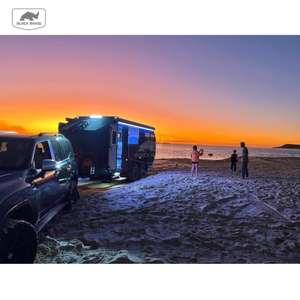 Mini Retro Caravan <span class=keywords><strong>Autocaravana</strong></span> Motorhome Wohnwagen 13ft Australia Hybrid Camper Miniatura - Product Image 1