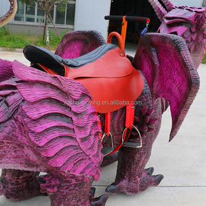Mexiko Stadt Unterhaltung Einkaufs zentrum Fernbedienung elektronische <span class=keywords><strong>Zoo</strong></span> Walking Tier elektrische Drachen fahrt auf Spielzeug Dinosaurier Fahrten - Product Image 4