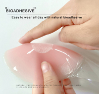 Couvre-seins en silicone auto-adhésifs 8/10/12CM, effet pétale, pour décolleté profond, cache-tétons invisibles, type soutien-gorge