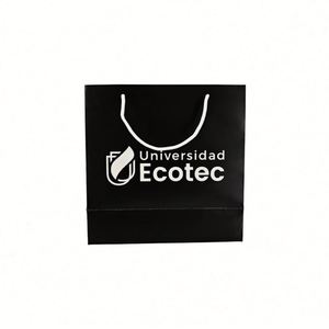 Design Professional High Quality Custom Logo PU Leather Business Tote Durable Reusable Promotion Events Gifts Welcome Black - Product Image 6