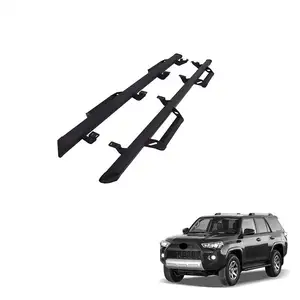 Aksesori Raptor Gobison 2010-2021 papan lari langkah samping aluminium hitam untuk Toyota 4Runner