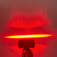 Nouvelle lampe de signalisation de sécurité LED double rouge et bleue rectangulaire de 6 pouces IP67 pour chariot élévateur, faisceau de ligne, zone de danger, lampe de délimitation virtuelle