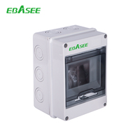 EBASEE Certification CE RoHS Boîtier de distribution AC 24 voies monophasé léger 24 modules Boîte Mcb