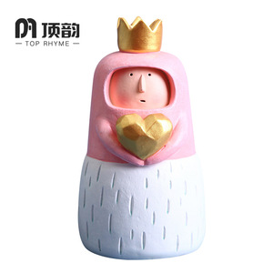 Top Rhyme Resin Animal Ornament Abstract Cartoon Home Decor Artistic Gift Decoration - Product Image 3