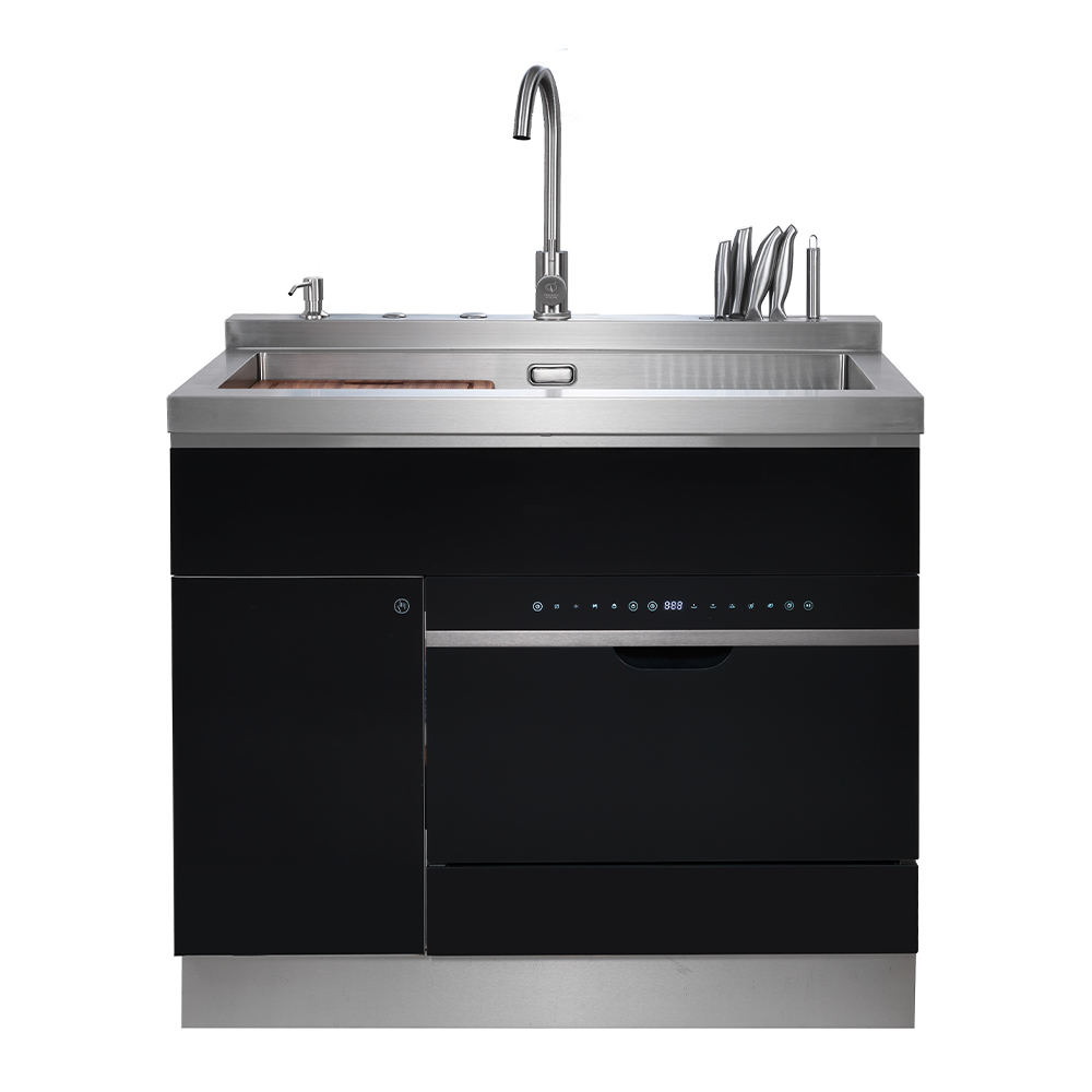 Gexiang Factory Commercial Home Stainless Steel Modern Smart Built-in Dishwasher Kitchen Sinks