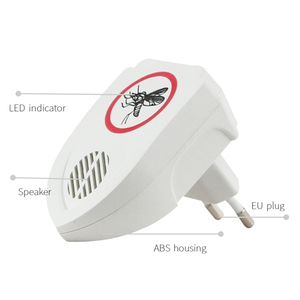 Répulsif anti-moustiques électronique à ultrasons Ménage Bureau à domicile Répulsif à insectes antiparasitaire portable - Product Image 6
