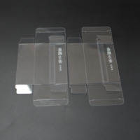 Boîte en plastique pliable jetable recyclable PET/PP/PVC imprimée en couleur, boîte cadeau personnalisée avec logo, emballage de gâteau, gaufrage, revêtement UV