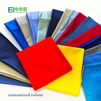 Kain kepar 60/40 poliester CVC kualitas tinggi 1.0 jaring antistatis kain pakaian kerja polos dicelup warna biru merah kuning untuk anak laki-laki