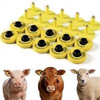 Etiqueta de Oreja RFID para Animales de la Marca ECO, Compatible con ISO 11784/11785, para Rastreo de Ganado, Cerdos, Ovejas y Cabras, Resistente al Calor, para PDA