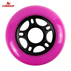 Pour roues en PU personnalisées en usine 85A 90A 62-84mm pour le slalom urbain en patins à roues alignées - Product Image 2