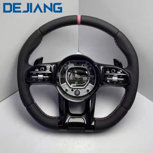 Volant en fibre de carbone personnalisé pour Mercedes-Benz <span class=keywords><strong>AMG</strong></span> C <span class=keywords><strong>E</strong></span> S G-Class W204 W205 W222, y compris les modèles G500 G55 G63 S500 - Product Image 3