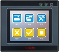 Controlador Lógico Programable PLC HMI Todo en Uno, Pantalla Táctil de 2.8'', 7 Entradas, 5 Salidas de Relé/4 Salidas de Transistor, 2 Pulsos de Alta Velocidad