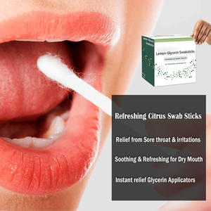 Label pribadi penggunaan tunggal steril Lemon gliserin Oral <span class=keywords><strong>swabstick</strong></span> untuk bibir kering bantuan - Product Image 2