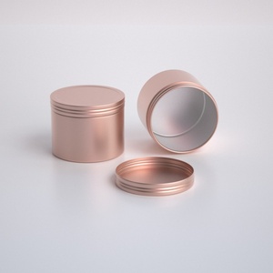 Envase Redondo de Aluminio Reciclado para Crema Cosmética, Latas para Velas - Product Image 6
