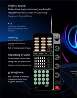 Nouveau Changeur de Voix M13 Carte de Voix Live Microphone Portable Changeur de Voix avec Port BT 3.5MM Contrôleur DJ