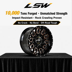 LSR1007 6x139.7 ET0 ET-12 17 18 20 นิ้ว ล้อแม็กซ์ฟอร์จ ขอบ 17 18 20 นิ้ว ขายดี มีจำนวนจำกัด สีดำ สีบรอนซ์ สำหรับรถฟอร์ด บรองโก F150 - Product Image 3