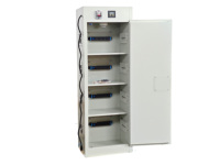 Armoire de charge de batteries ignifuge BCC0022 avec armoire de stockage de sécurité en acier pour batteries au lithium de 22 gallons pour laboratoire, hôpital, école, certifiée CE
