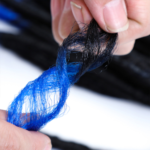 100% sintético <span class=keywords><strong>Kanekalon</strong></span> fibra ganchillo tejido ébano de Nina pelucas temor cerradura de <span class=keywords><strong>pelo</strong></span> - Product Image 2