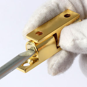 Furniture Magnetic Catch Heavy Duty Ball Catch <b>Door</b> Closer For Living Room Cabinet <b>Door</b> Suction <b>Bead</b> Brass Double Ball - Product Image 3