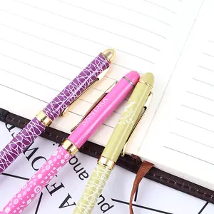 TTX Classic Personalized Custom Slim Thin Ballpoint Pen With Full Color Custom Imprint