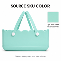 Sac fourre-tout en EVA 40x16x18cm, imperméable, perforé, grande capacité, pour la plage, les voyages, le rangement, vente en gros