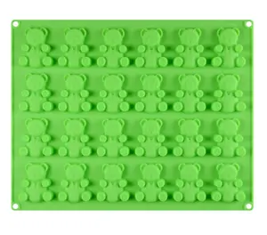 Wholesale Best Selling Food Grade Silicone Gummy Bear Mold Candy Molds
