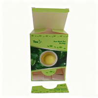 Boîte d'emballage pliable en papier pour safran, thé et café, de haute qualité, fabriquée avec de l'encre à base de soja, par le fabricant.