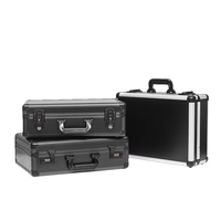 Boîte à outils en aluminium coloré, OEM/ODM personnalisable, boîte rigide avec doublure en mousse souple, résistante à la poussière, revêtement imperméable, légère et portable