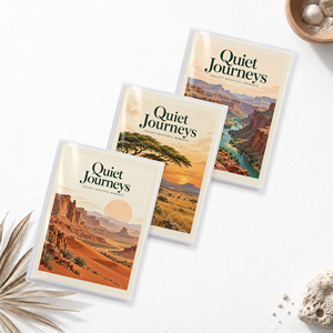 Álbum de Fotos Personalizado 4x6 con Cubierta de Atardecer en el Desierto, Bolsillos de PP Suaves para Recuerdos de Viajes y Regalos de Recuerdo - Product Image 1