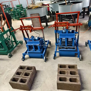 저렴한 벽돌 메이커 기계 미니 콘크리트 블록 만들기 기계 수동 벽돌 만들기 기계 - Product Image 5