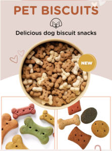 Organik OEM köpek kemik şekli bisküvi tavuk sığır lezzet bisküvi köpek Pet gıda köpek aperatifler için - Product Image 6