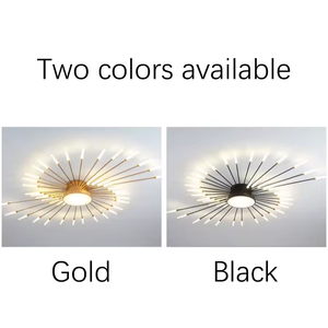 Trang chủ phòng ngủ phòng khách hiện đại Đèn Chùm Mặt dây chuyền chiếu sáng trong nhà Acrylic pháo hoa dẫn ánh sáng Trần - Product Image 3