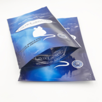 Feuille d'aluminium matériau flexible debout ziplock sac d'emballage alimentaire pour animaux de compagnie