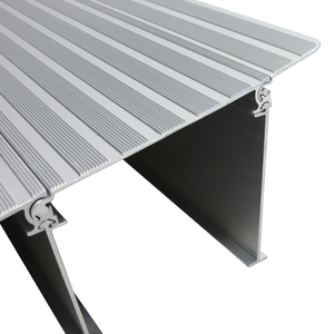 <span class=keywords><strong>Rampe</strong></span> de seuil modulaire autoportante en aluminium argenté - Product Image 4