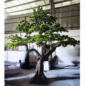 من المصنع مخصص ، شجرة أرز يابانية عملاقة ضخمة خضراء ، شجرة بنت صناعية للديكور الداخلي والخارجي - Product Image 6