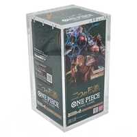 Boîte de présentation en acrylique transparente et écologique pour cartes One Piece TCG japonaises, avec couvercle magnétique