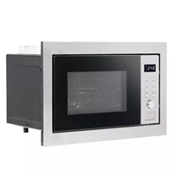 Penjualan terlaris 25L Stainless Steel Built-in Microwave elektronik terintegrasi dengan panggangan