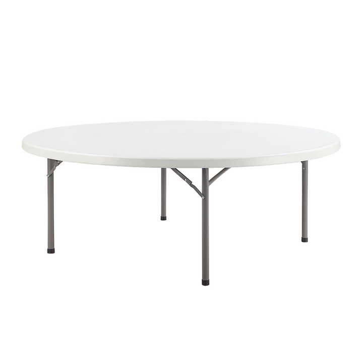 Outdoor Plastic HDPE 8 Seater Dining Table Cheap Round Light Table ...