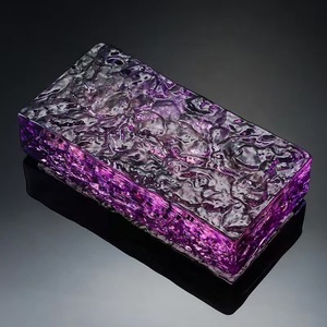 Mattoni di Vetro a Colore Sfumato, Blocco di Vetro con Texture Cristallo di Ghiaccio per Pareti Divisorie Interne - Product Image 4