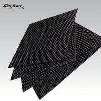 Lámina de Fibra de Carbono Personalizada, 1/2/3/4 mm, para Modificación Automotriz