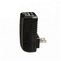 Adaptateur Ethernet 24V 48V 0.5A 1A 10/100/1000 Mbps Prise murale (Royaume-Uni/États-Unis/UE/Australie) Garantie 1 an Protection contre les surcharges/courts-circuits PoE